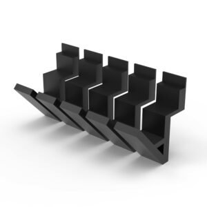 Acoustic slat wall utility hook