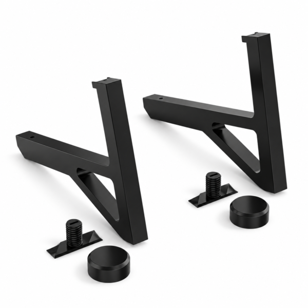 Acoustic slat wall display shelf